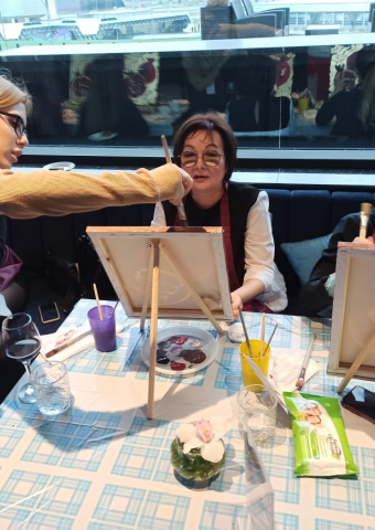 Арт-вечеринка "Гранаты с золотом"