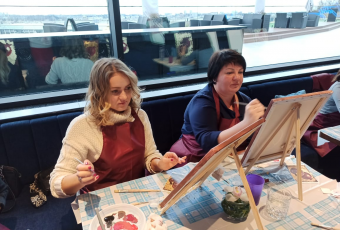 Арт-вечеринка "Гранаты с золотом"