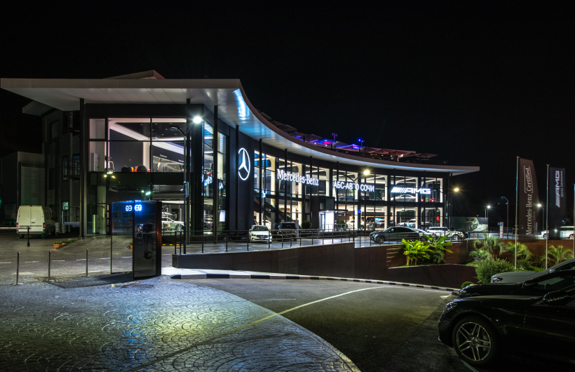 Ресторан в стиле Mercedes-Benz